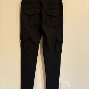 Black Cargo Leggings